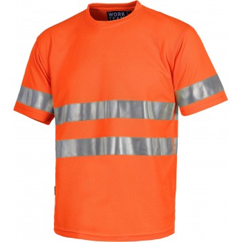 T-shirt Alta Visibilità manica corta - Workteam